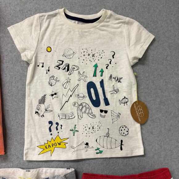 Egg by Susan Lazar Toddler Boy's 5 Piece Shirts & Shorts Summer Lot 2T NWT - Picture 4 of 16